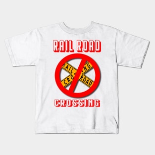 Rail Road - Crossing Kids T-Shirt